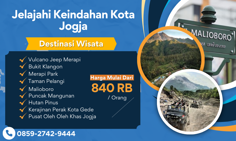 Paket Wisata Jogja 2 Hari 1 Malam