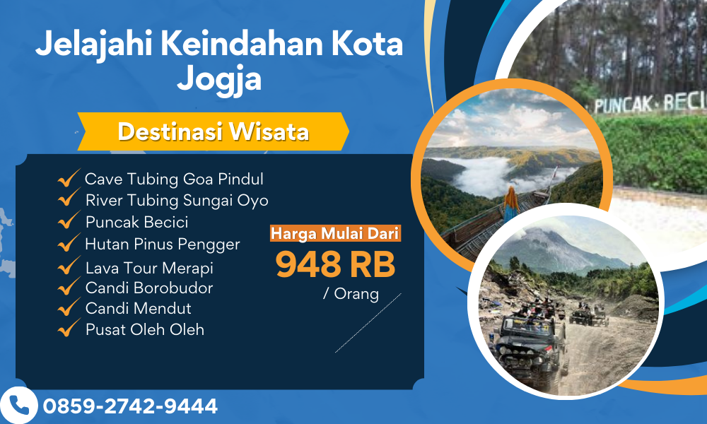 Paket Wisata Jogja 2 Hari 1 Malam