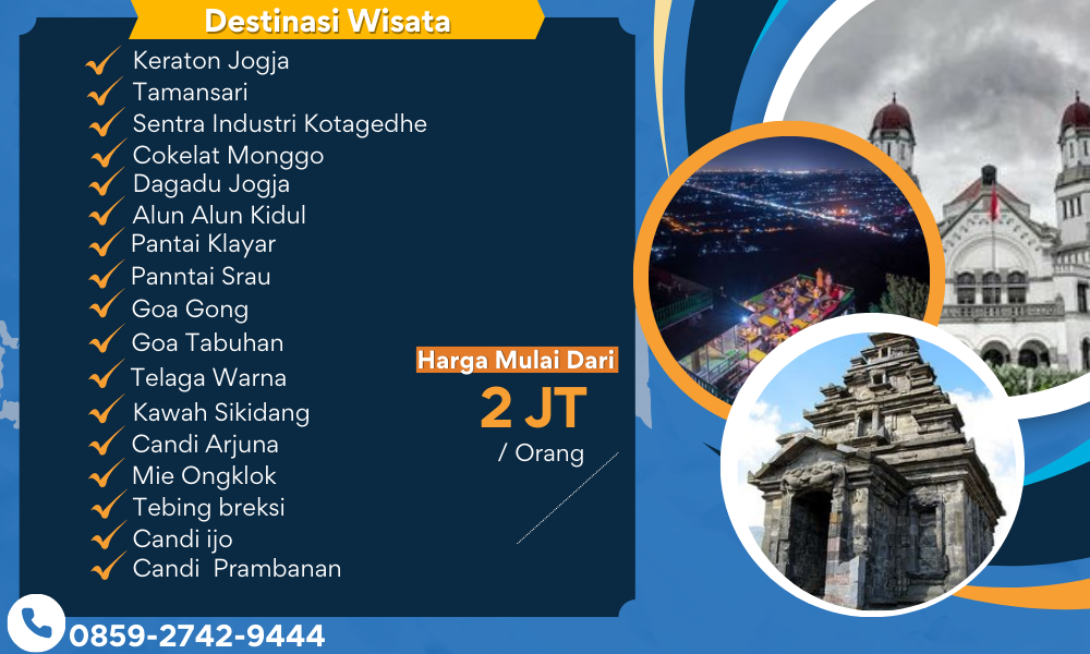 Paket Wisata jogja 4 Hari 3 Malam