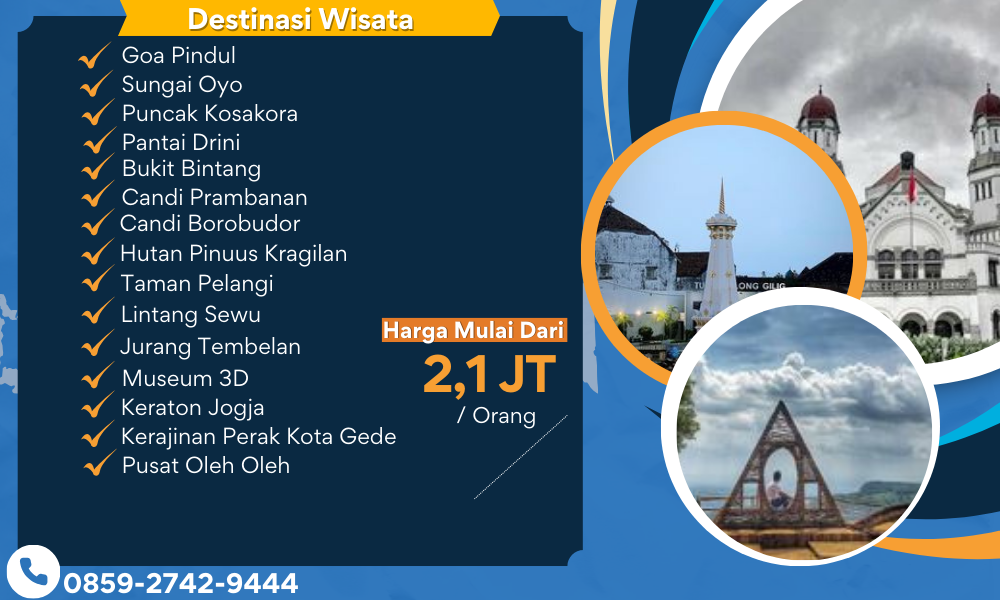Paket Wisata jogja 4 Hari 3 Malam