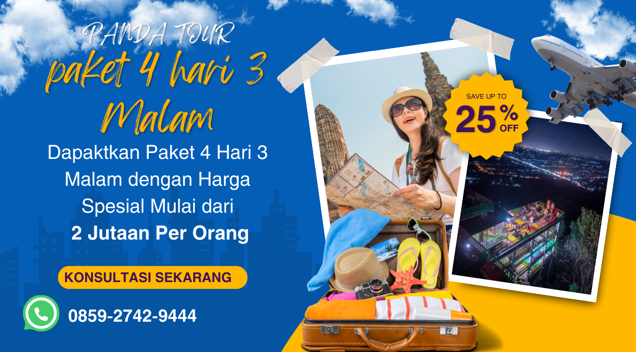 Paket Wisata jogja 4 Hari 3 Malam
