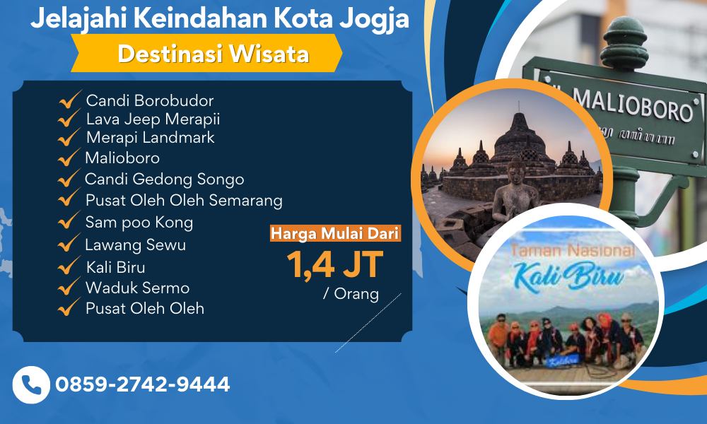 Paket wisata Jogja 3 Hari 2 Malam