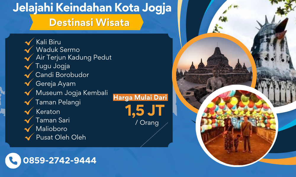 Paket wisata Jogja 3 Hari 2 Malam
