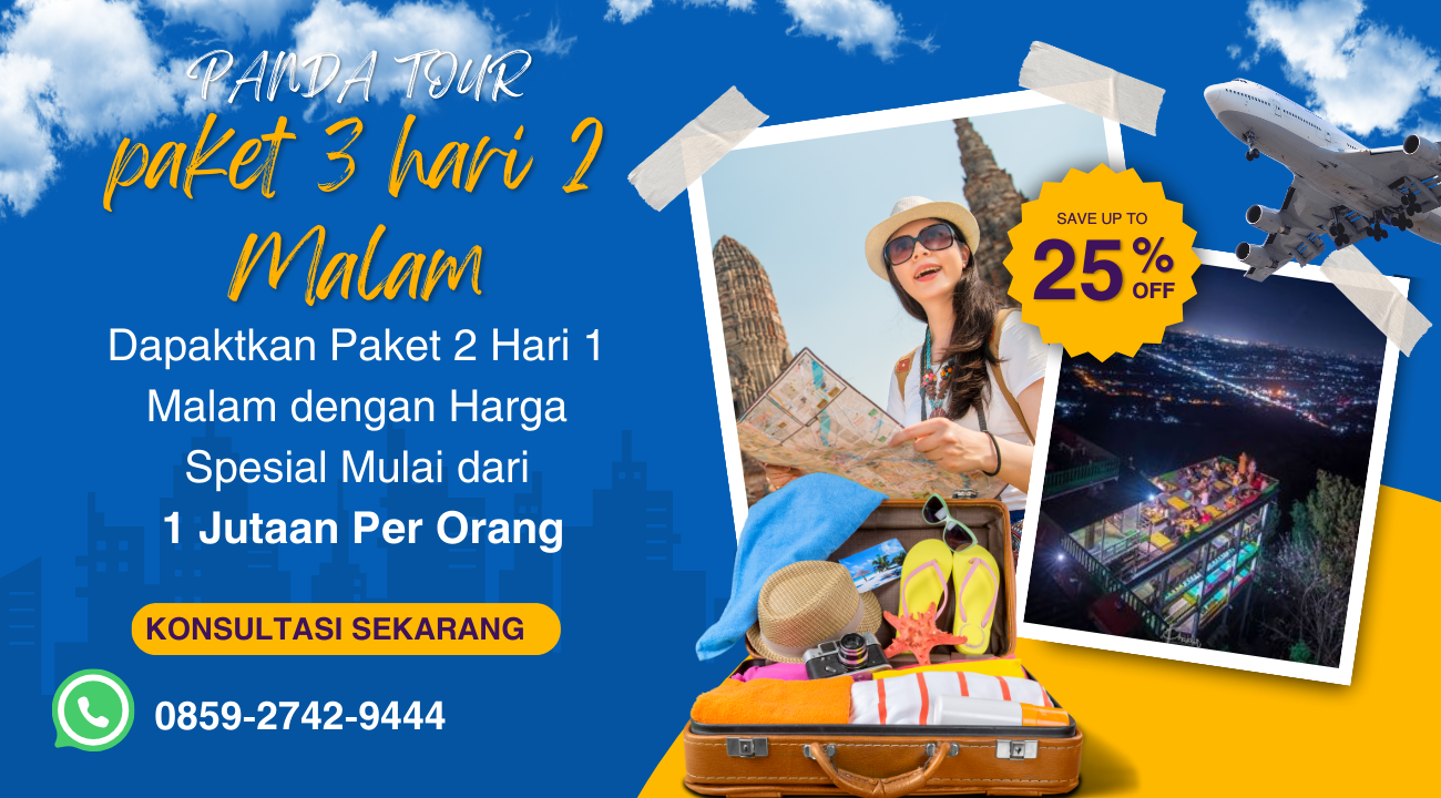 Paket wisata Jogja 3 Hari 2 Malam