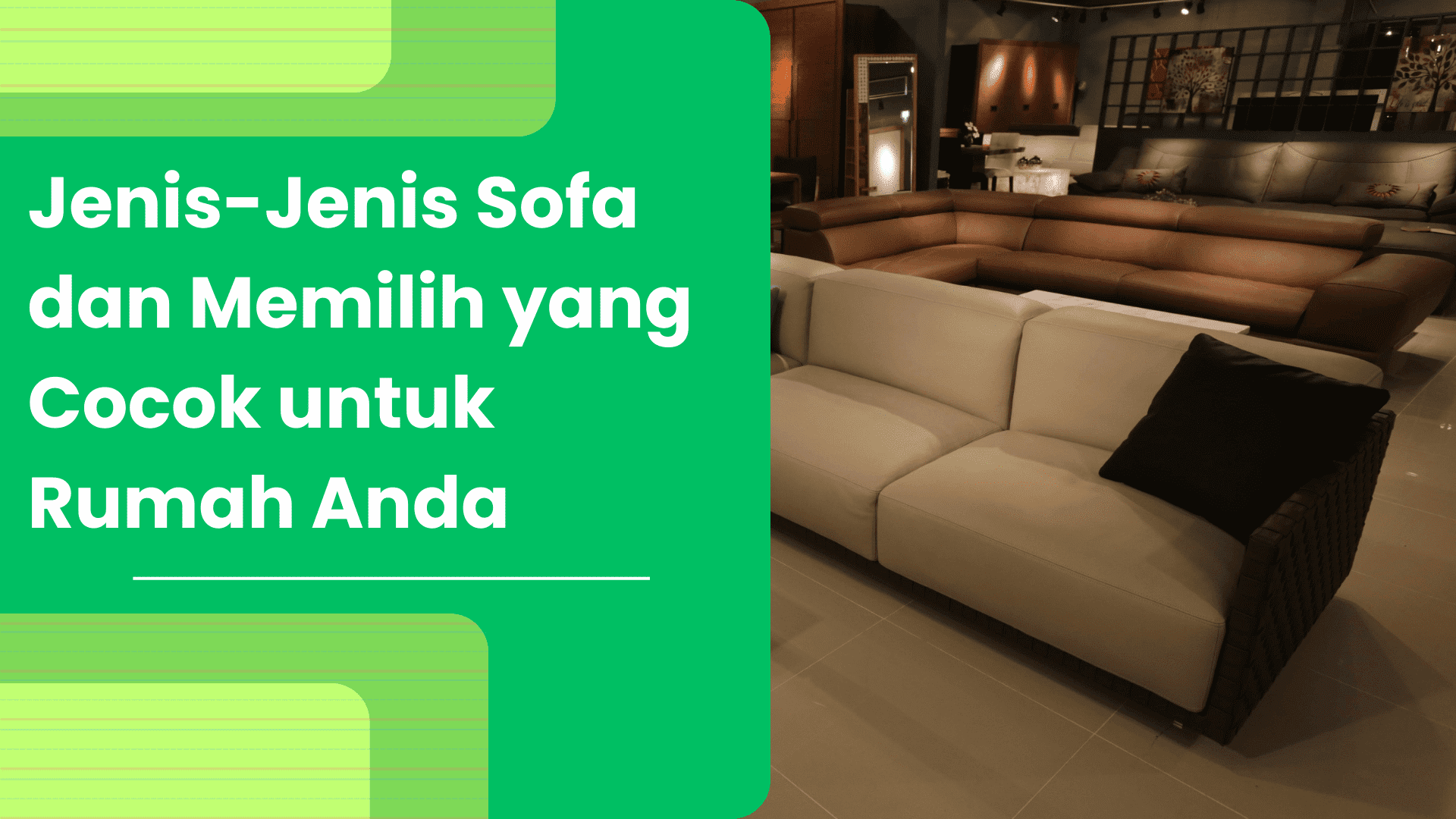 Jenis Jenis Sofa