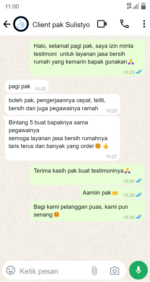 Testimoni pak sulistyo