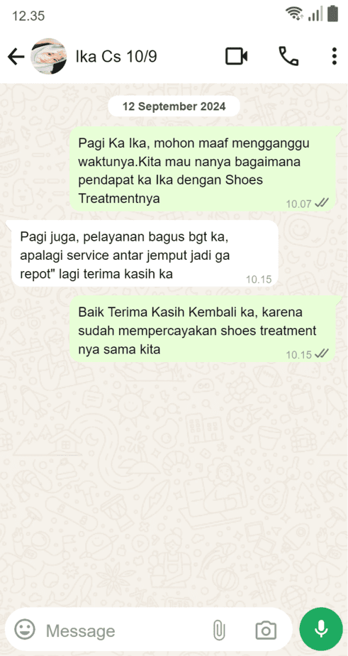 Cuci Sepatu Kediri
