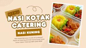 Nasi kotak Benowo murah di Surabaya? Pesan di Catering Aminah Store! Enak, halal, antar cepat. Hubungi 0831-2349-3838!