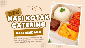 Nasi kotak Benowo murah di Surabaya? Pesan di Catering Aminah Store! Enak, halal, antar cepat. Hubungi 0831-2349-3838!