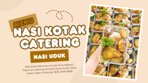 Menu Nasi Kotak Catering Nasi Uduk Aminah Store