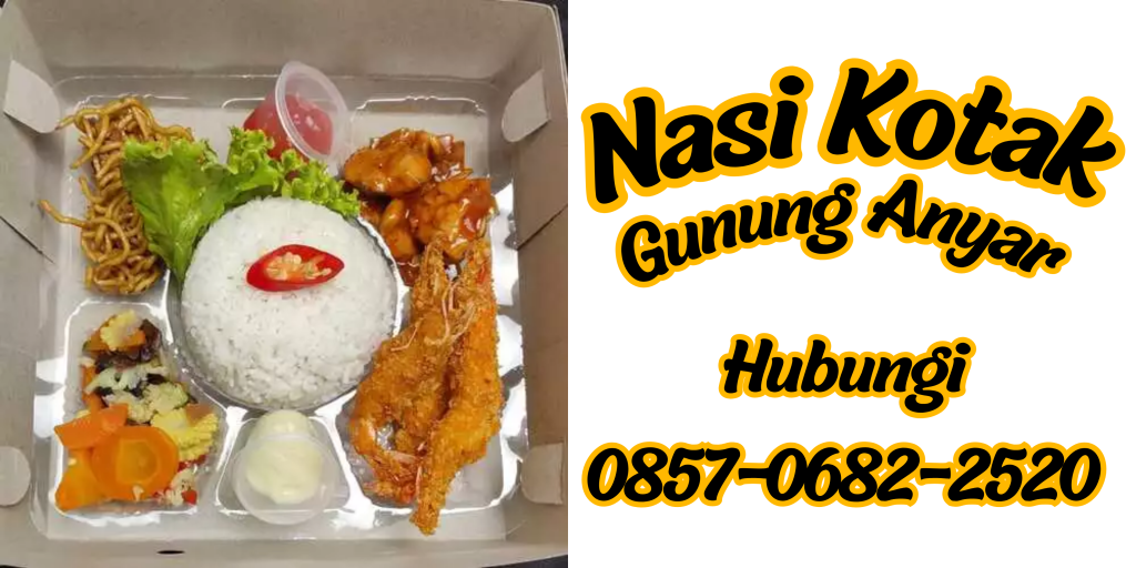 Menu Nasi Kotak Gunung Anyar Surabaya