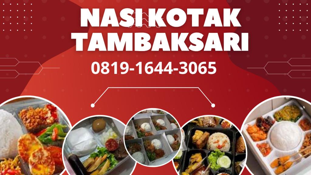 Nasi kotak Tambaksari Surabaya