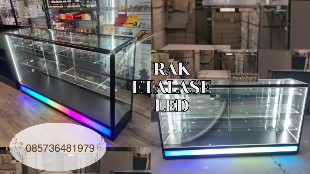 Rak Etalase led surabaya